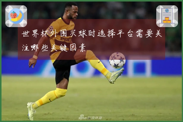 世界杯外围买球时选择平台需要关注哪些关键因素