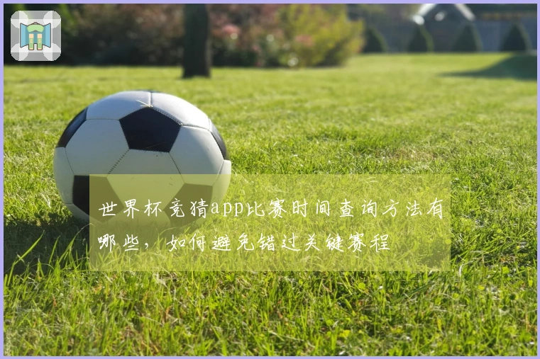 世界杯竞猜app比赛时间查询方法有哪些，如何避免错过关键赛程