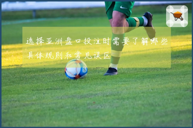 选择亚洲盘口投注时需要了解哪些具体规则和常见误区